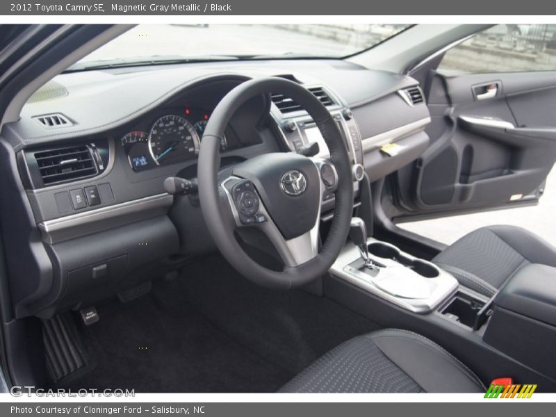 Magnetic Gray Metallic / Black 2012 Toyota Camry SE