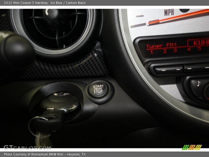 Ice Blue / Carbon Black 2013 Mini Cooper S Hardtop