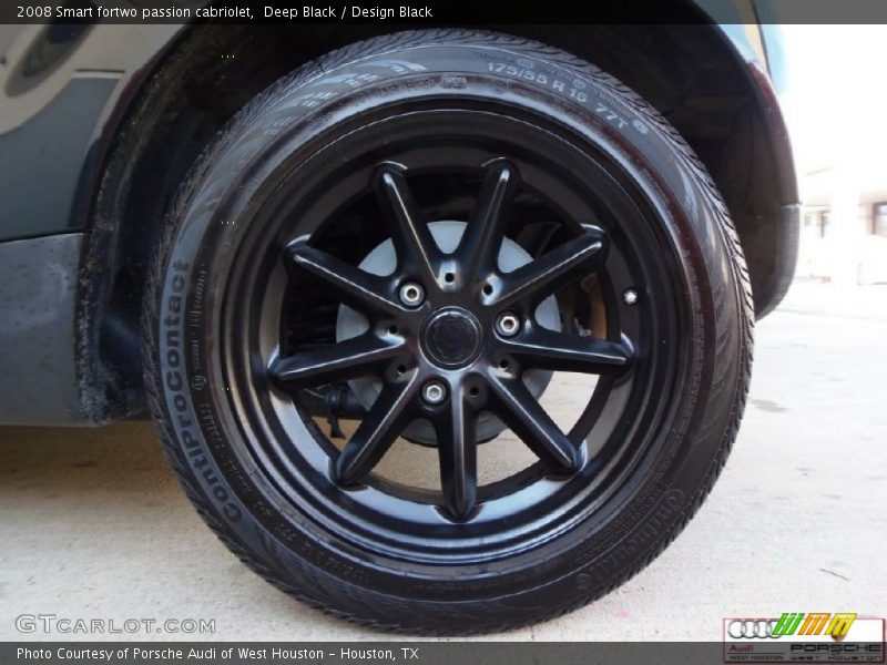 Deep Black / Design Black 2008 Smart fortwo passion cabriolet