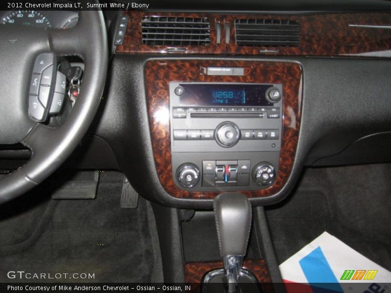 Summit White / Ebony 2012 Chevrolet Impala LT