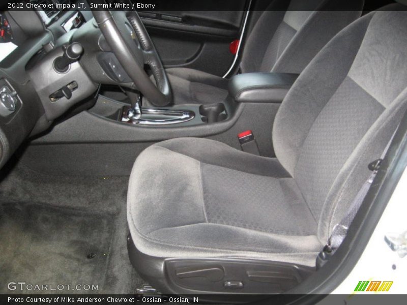 Summit White / Ebony 2012 Chevrolet Impala LT