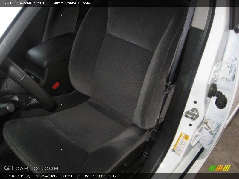 Summit White / Ebony 2012 Chevrolet Impala LT