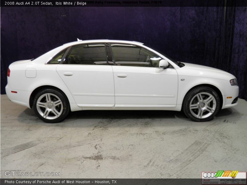 Ibis White / Beige 2008 Audi A4 2.0T Sedan