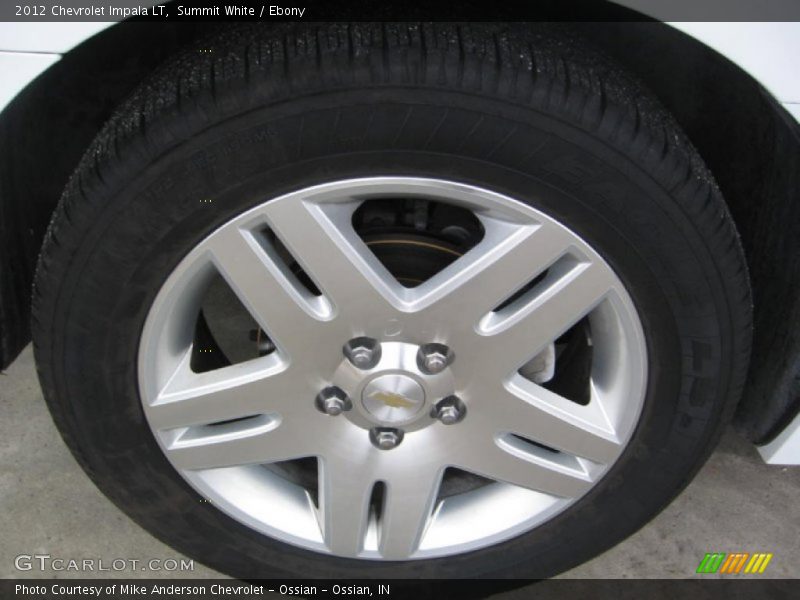 Summit White / Ebony 2012 Chevrolet Impala LT