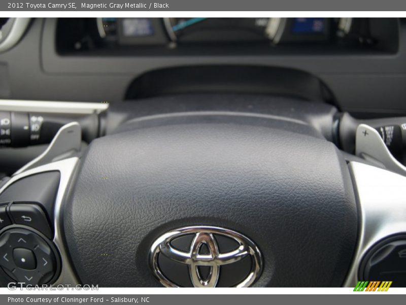 Magnetic Gray Metallic / Black 2012 Toyota Camry SE