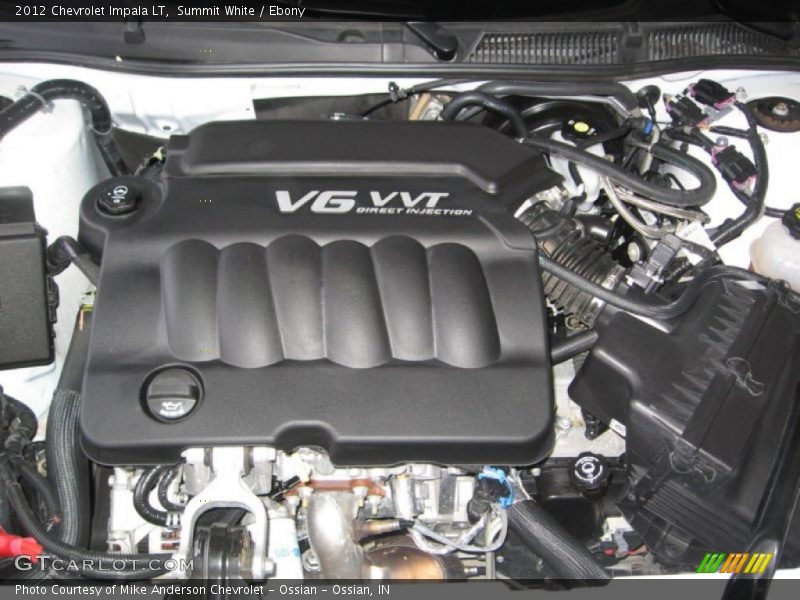 Summit White / Ebony 2012 Chevrolet Impala LT
