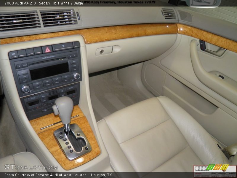 Ibis White / Beige 2008 Audi A4 2.0T Sedan