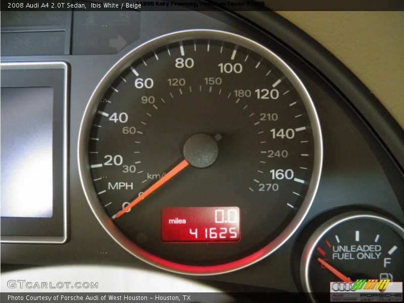 Ibis White / Beige 2008 Audi A4 2.0T Sedan