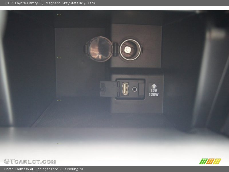 Magnetic Gray Metallic / Black 2012 Toyota Camry SE