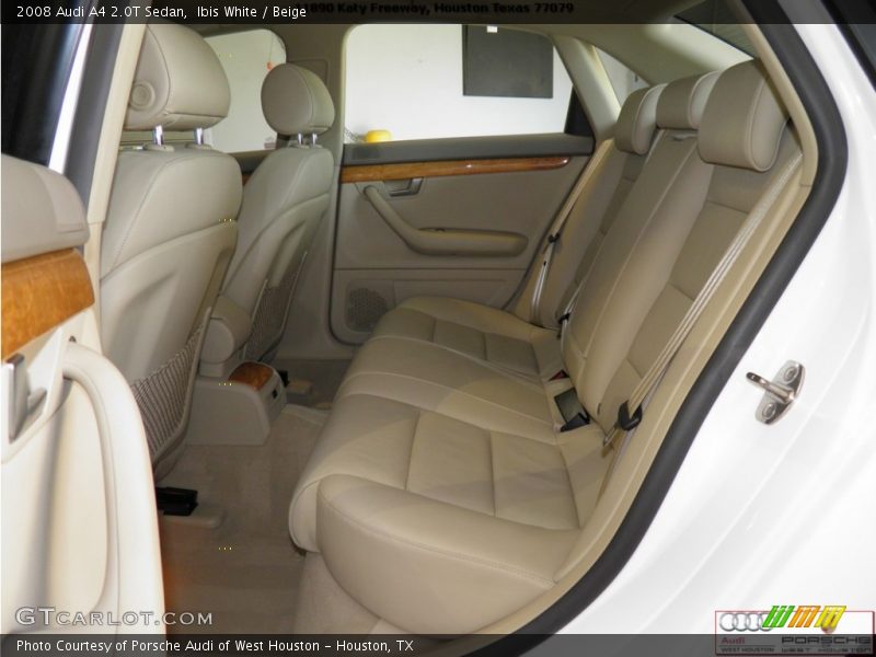 Ibis White / Beige 2008 Audi A4 2.0T Sedan