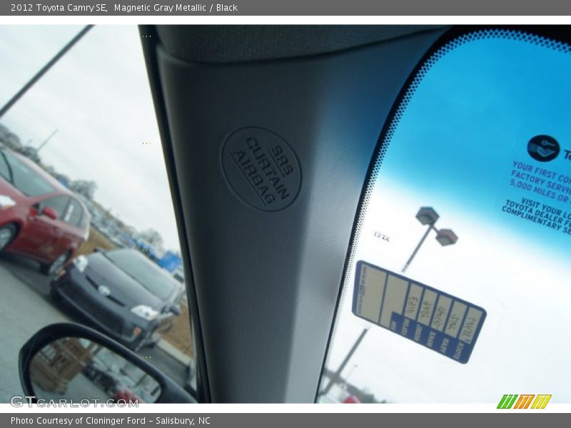 Magnetic Gray Metallic / Black 2012 Toyota Camry SE