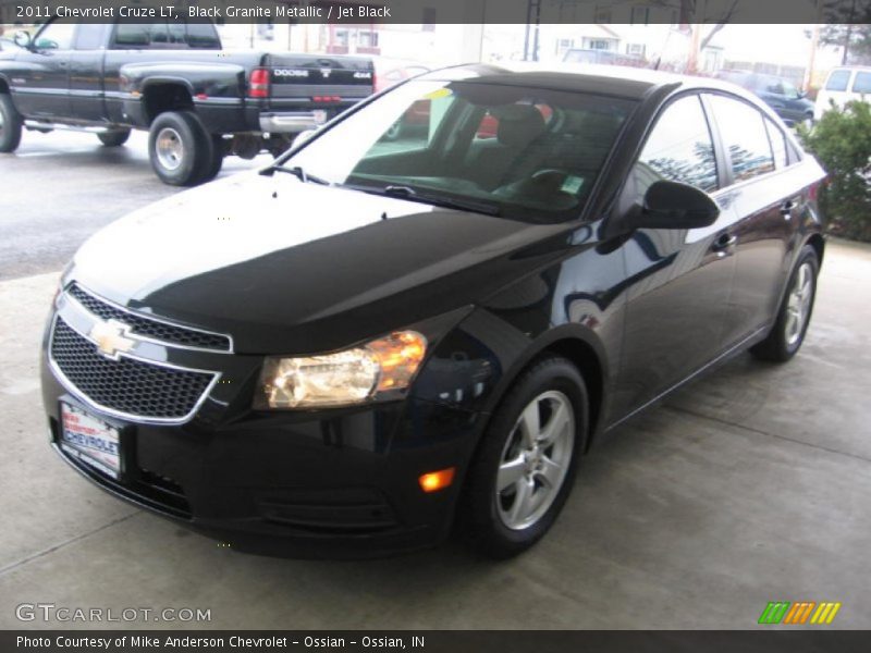Black Granite Metallic / Jet Black 2011 Chevrolet Cruze LT