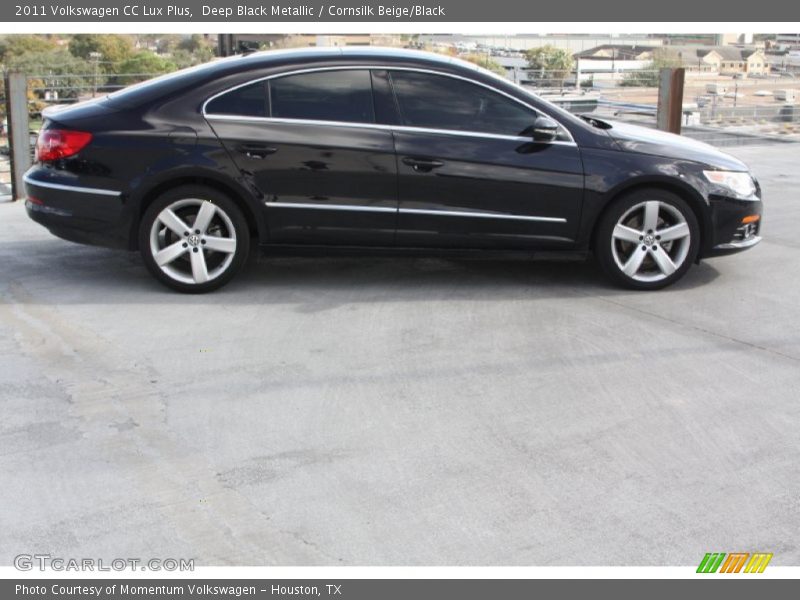 Deep Black Metallic / Cornsilk Beige/Black 2011 Volkswagen CC Lux Plus