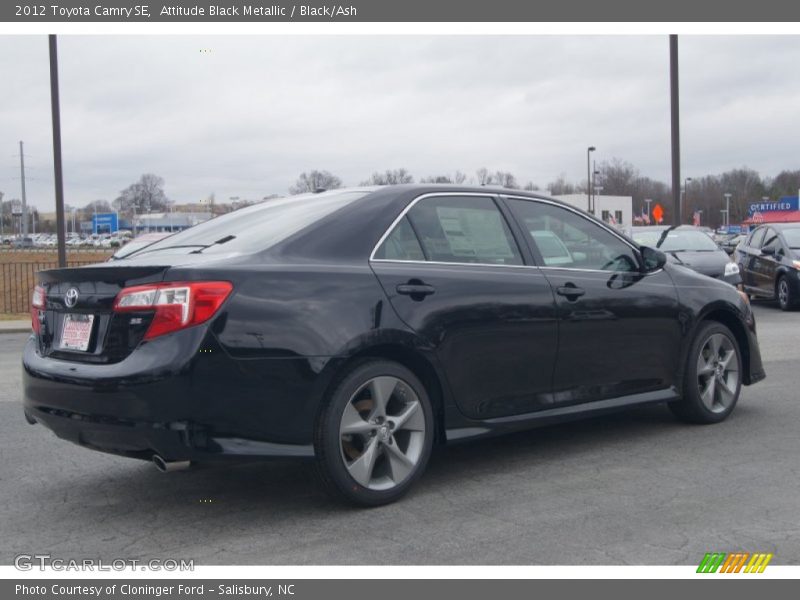 Attitude Black Metallic / Black/Ash 2012 Toyota Camry SE
