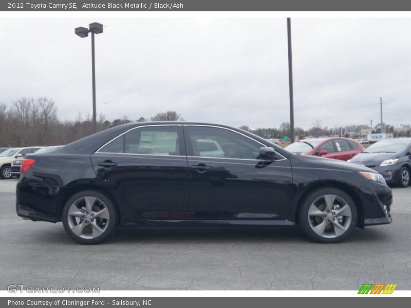 Attitude Black Metallic / Black/Ash 2012 Toyota Camry SE