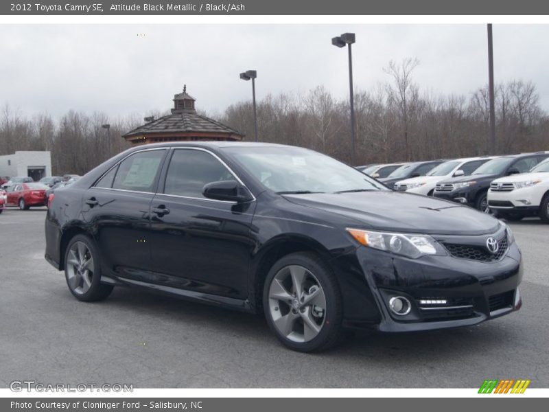 Attitude Black Metallic / Black/Ash 2012 Toyota Camry SE