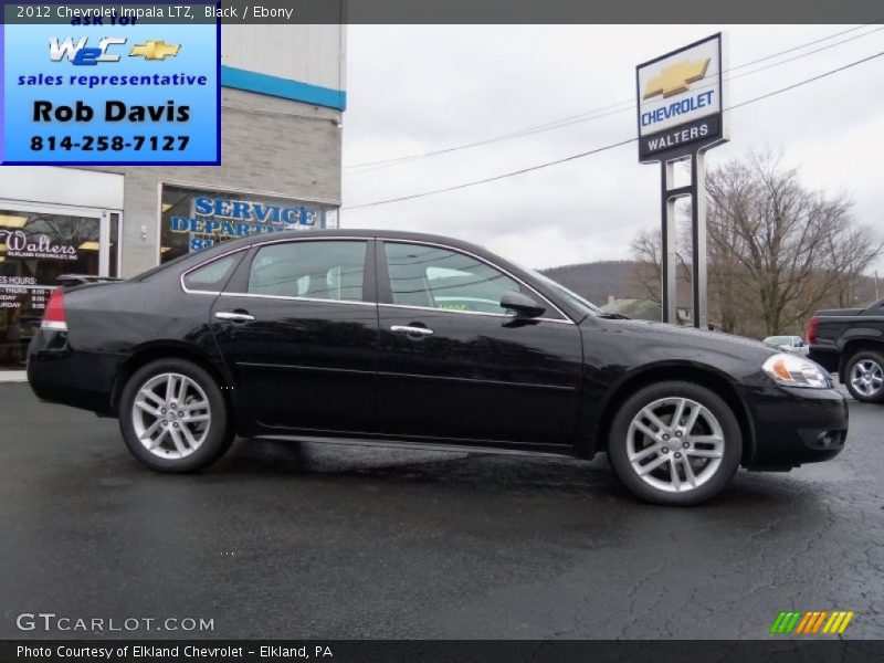 Black / Ebony 2012 Chevrolet Impala LTZ