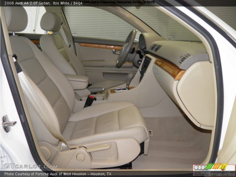 Ibis White / Beige 2008 Audi A4 2.0T Sedan
