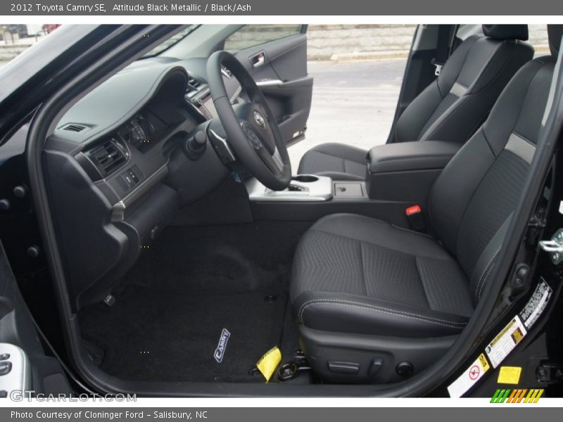 Attitude Black Metallic / Black/Ash 2012 Toyota Camry SE