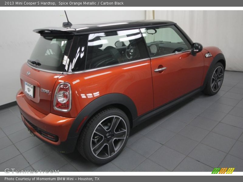 Spice Orange Metallic / Carbon Black 2013 Mini Cooper S Hardtop