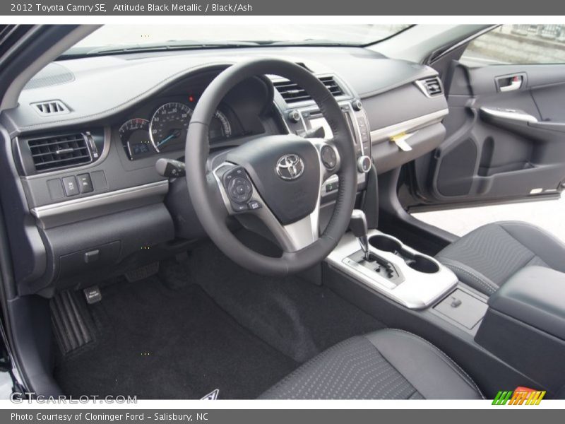 Attitude Black Metallic / Black/Ash 2012 Toyota Camry SE