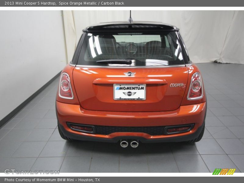 Spice Orange Metallic / Carbon Black 2013 Mini Cooper S Hardtop