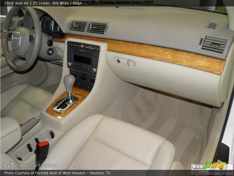 Ibis White / Beige 2008 Audi A4 2.0T Sedan