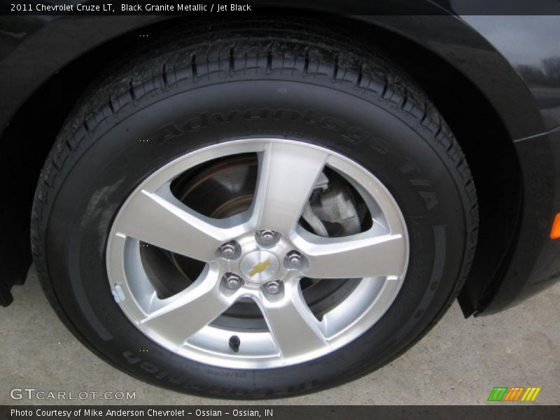 Black Granite Metallic / Jet Black 2011 Chevrolet Cruze LT
