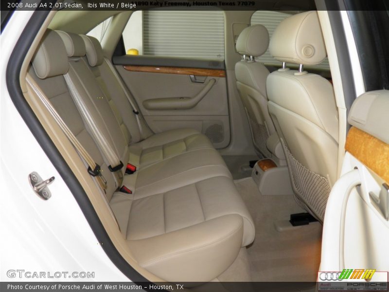 Ibis White / Beige 2008 Audi A4 2.0T Sedan