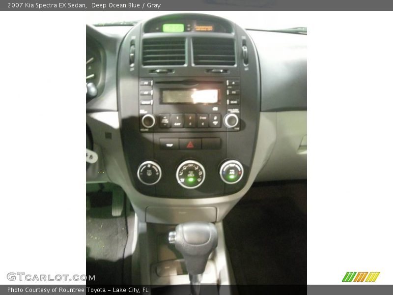 Deep Ocean Blue / Gray 2007 Kia Spectra EX Sedan