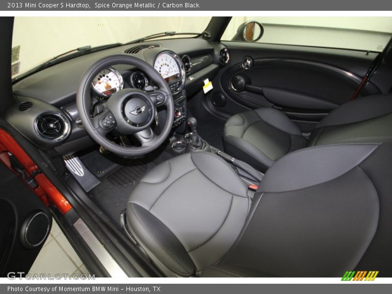 Spice Orange Metallic / Carbon Black 2013 Mini Cooper S Hardtop