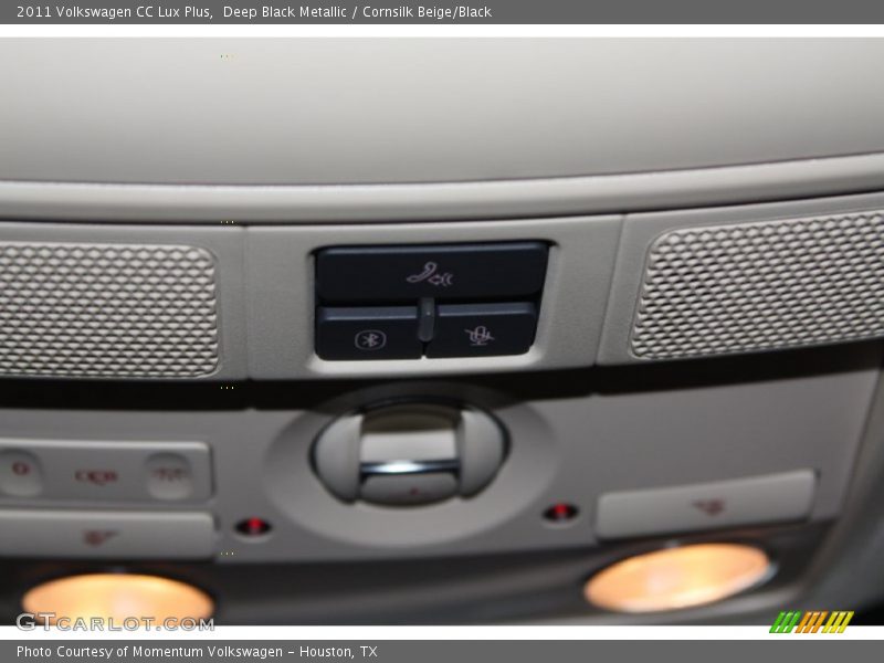 Deep Black Metallic / Cornsilk Beige/Black 2011 Volkswagen CC Lux Plus