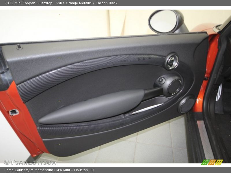 Spice Orange Metallic / Carbon Black 2013 Mini Cooper S Hardtop