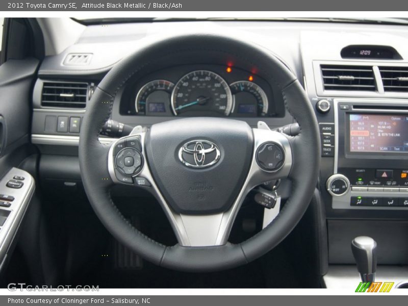 Attitude Black Metallic / Black/Ash 2012 Toyota Camry SE