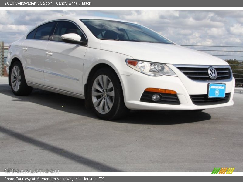 Candy White / Black 2010 Volkswagen CC Sport