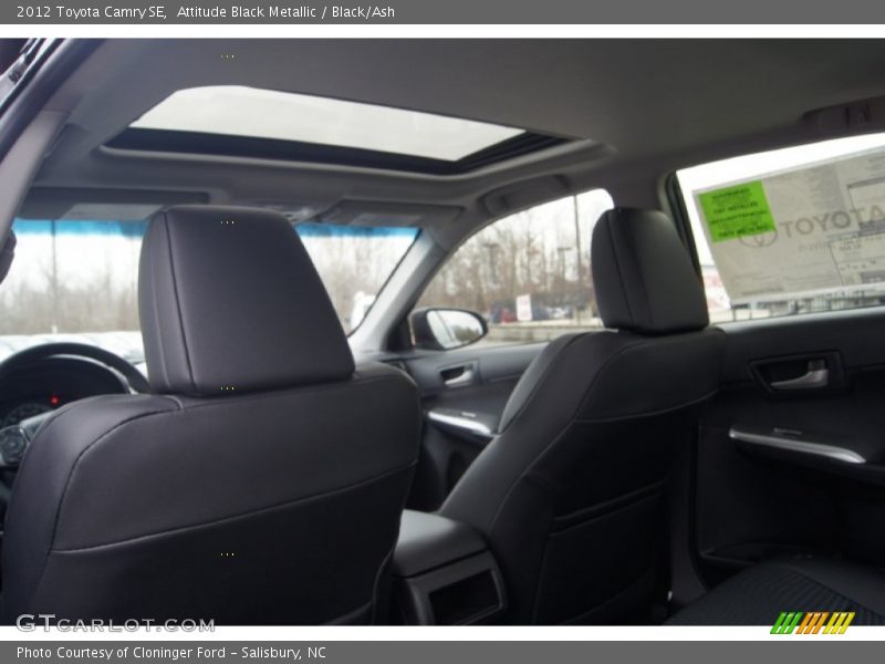 Attitude Black Metallic / Black/Ash 2012 Toyota Camry SE