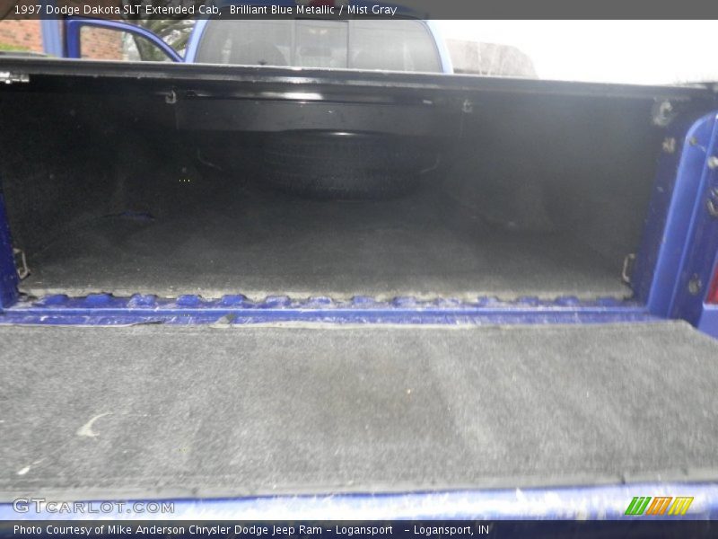 Brilliant Blue Metallic / Mist Gray 1997 Dodge Dakota SLT Extended Cab