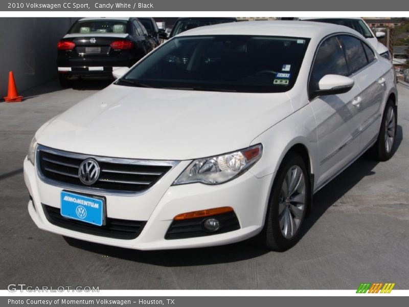 Candy White / Black 2010 Volkswagen CC Sport