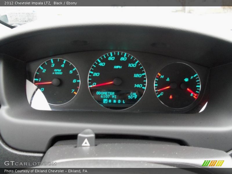 Black / Ebony 2012 Chevrolet Impala LTZ
