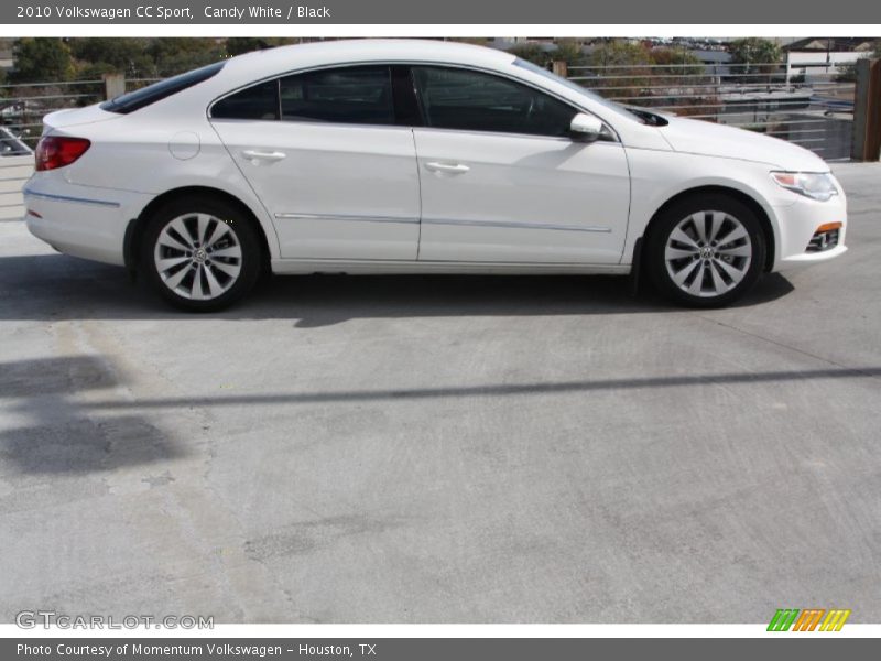 Candy White / Black 2010 Volkswagen CC Sport