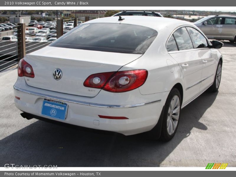 Candy White / Black 2010 Volkswagen CC Sport