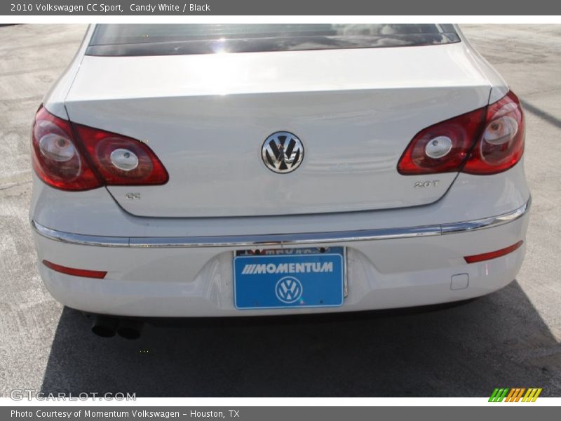 Candy White / Black 2010 Volkswagen CC Sport