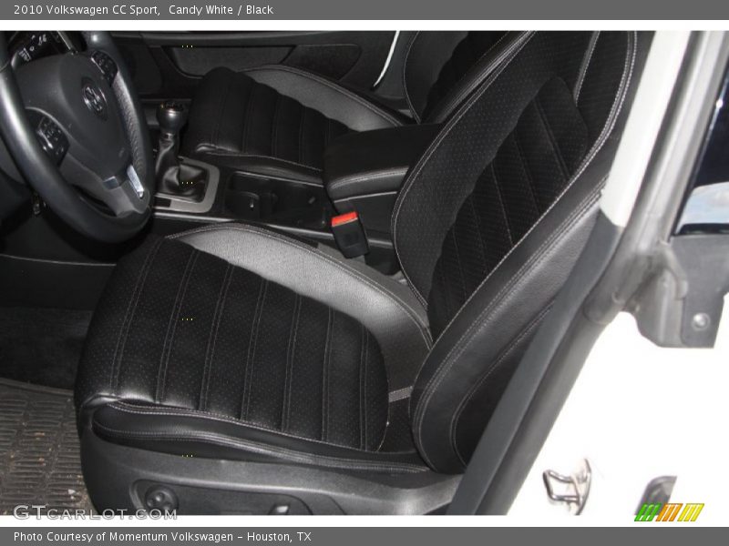 Candy White / Black 2010 Volkswagen CC Sport