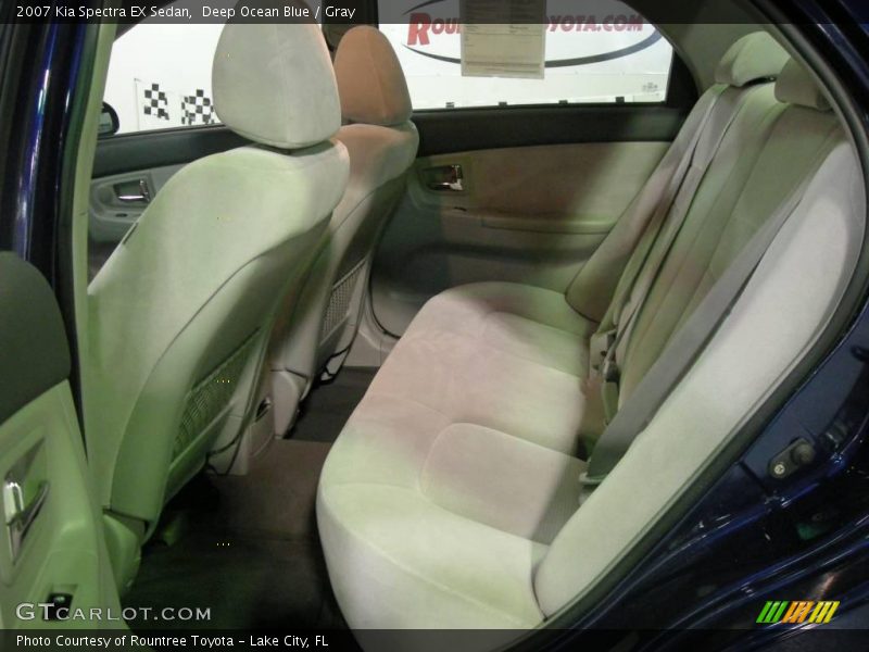 Deep Ocean Blue / Gray 2007 Kia Spectra EX Sedan