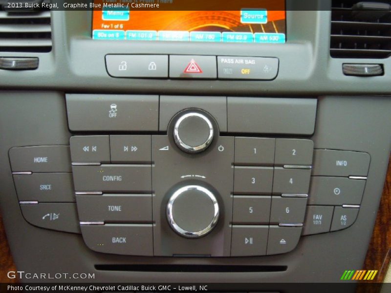 Controls of 2013 Regal 