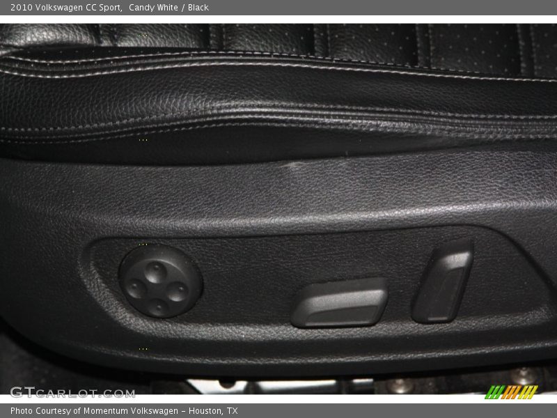 Candy White / Black 2010 Volkswagen CC Sport