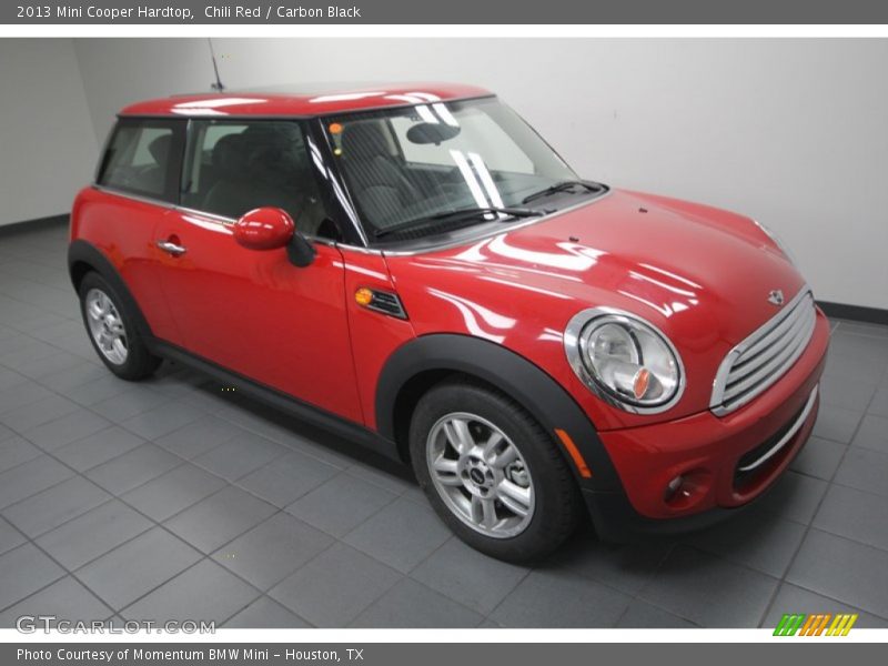 Chili Red / Carbon Black 2013 Mini Cooper Hardtop