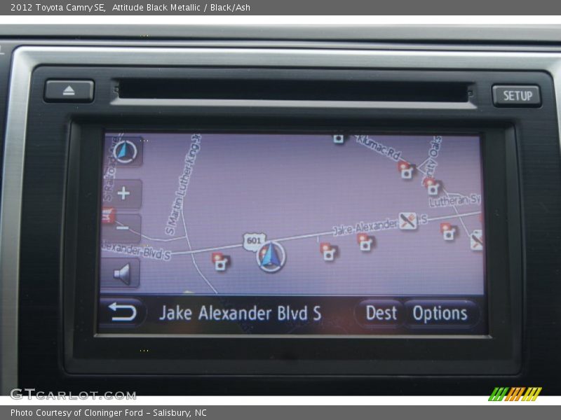 Attitude Black Metallic / Black/Ash 2012 Toyota Camry SE