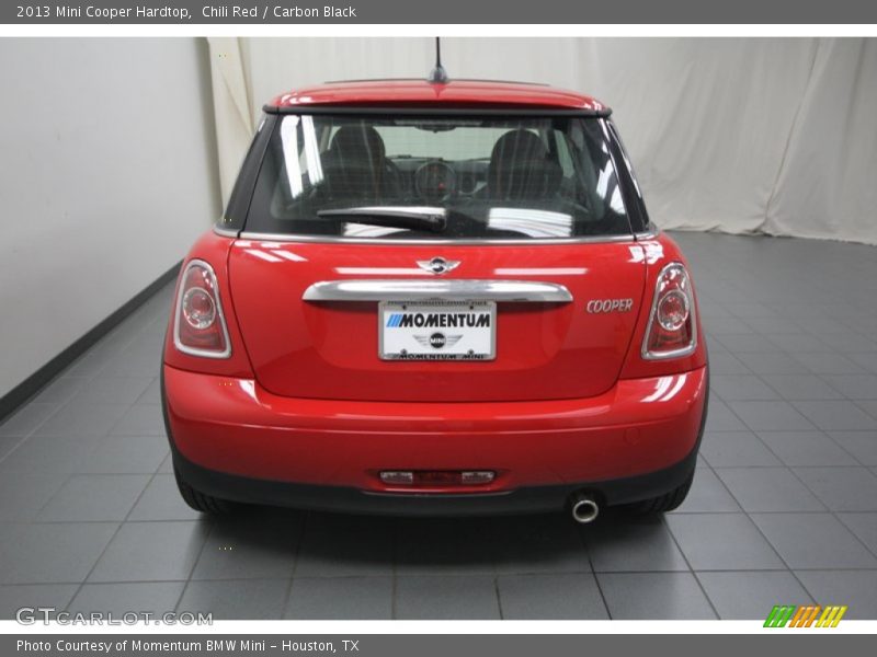 Chili Red / Carbon Black 2013 Mini Cooper Hardtop