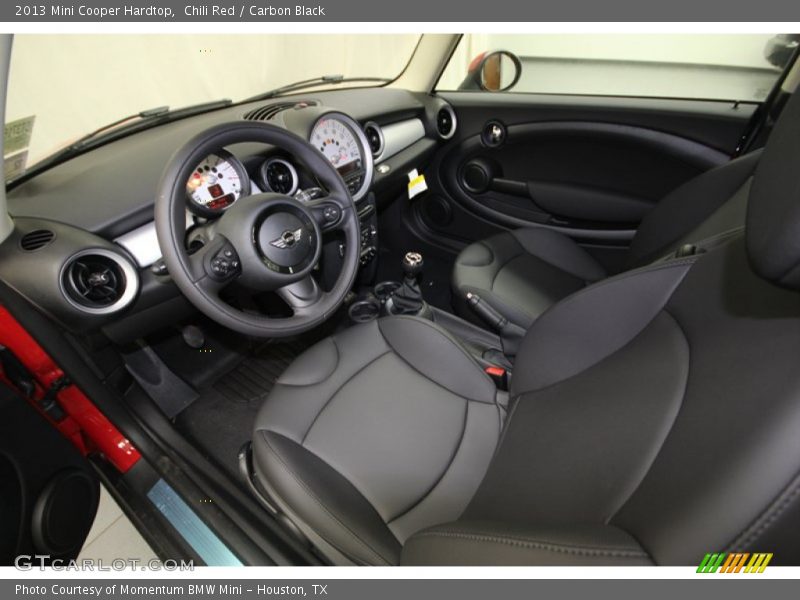 Chili Red / Carbon Black 2013 Mini Cooper Hardtop